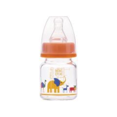 Bebedor Biberon Cam Mini Yavaş Akış 0+ Ay 60 ml.
