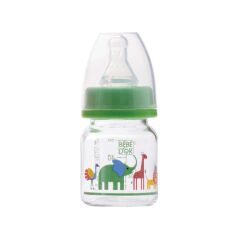 Bebedor Biberon Cam Mini Yavaş Akış 0+ Ay 60 ml.