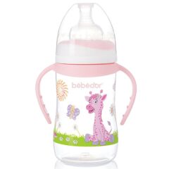 Bebedor Biberon Kulplu Orta Akış 0+ Ay 125 ml.