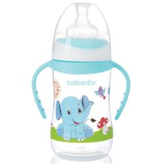 Bebedor Biberon Kulplu Orta Akış 0+ Ay 125 ml.