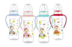 Bebedor Biberon Geniş Ağız Kulp Orta Akış 250 ml.