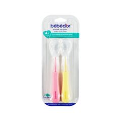 Bebedor Kaşık Silikon Yumuşak Uçlu 2 li