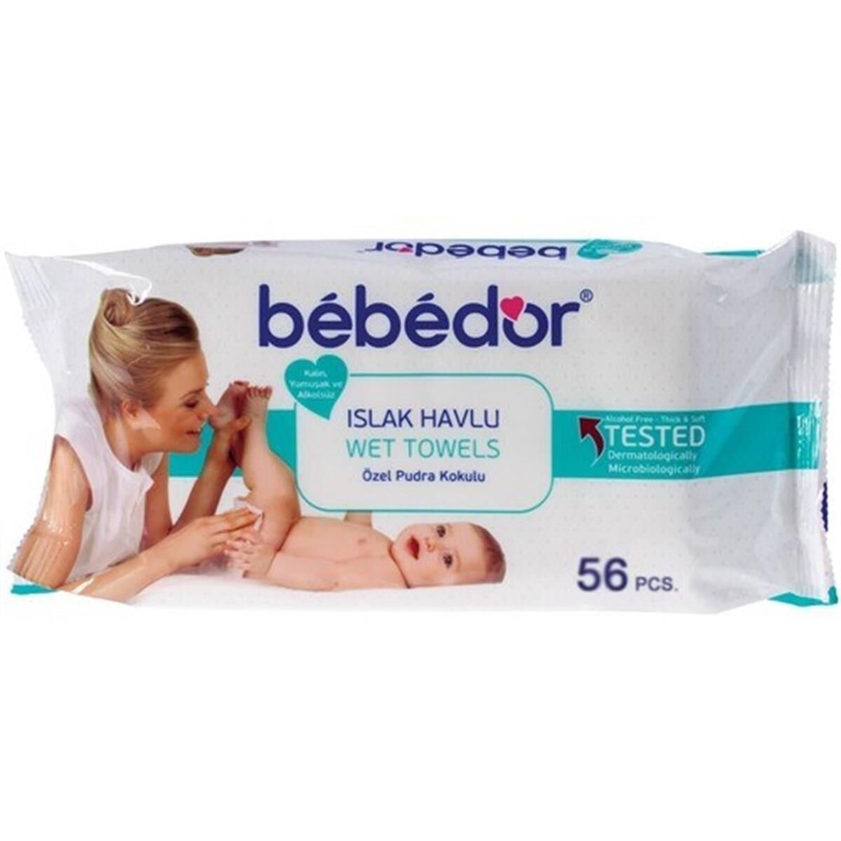 Bebedor Islak Mendil 56 lı 3 lü Paket
