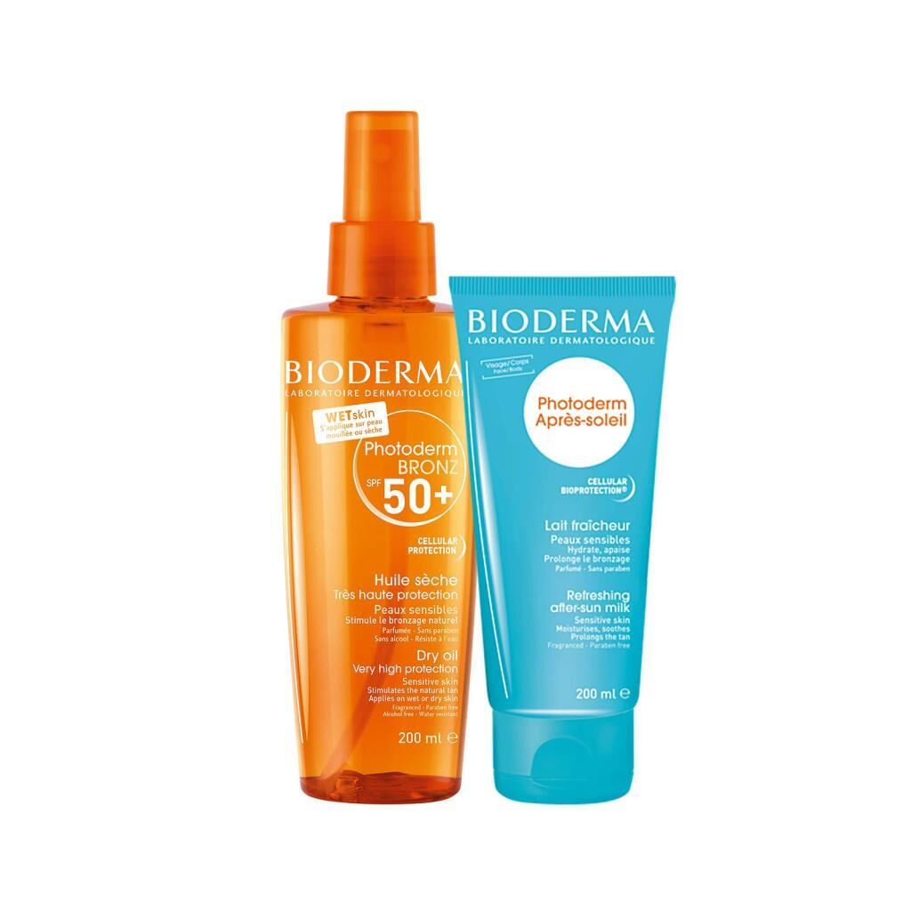 Bioderma Photoderm Bronz Spf50+ Dry Oil Spr. 200 ml Kofre