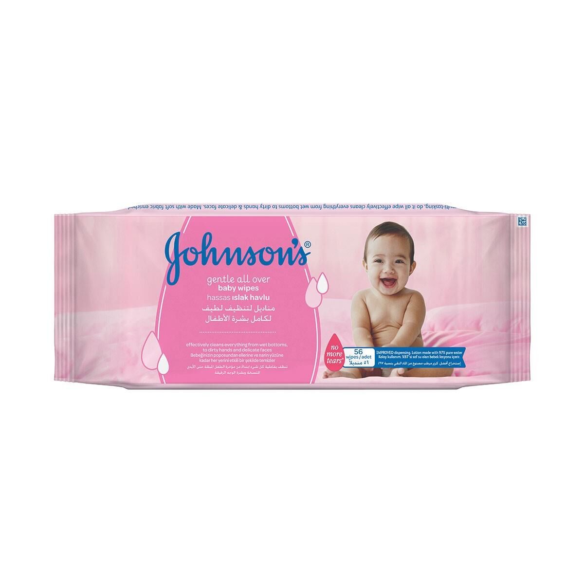 Johnsons Islak Mendil Parfümlü 56 lı
