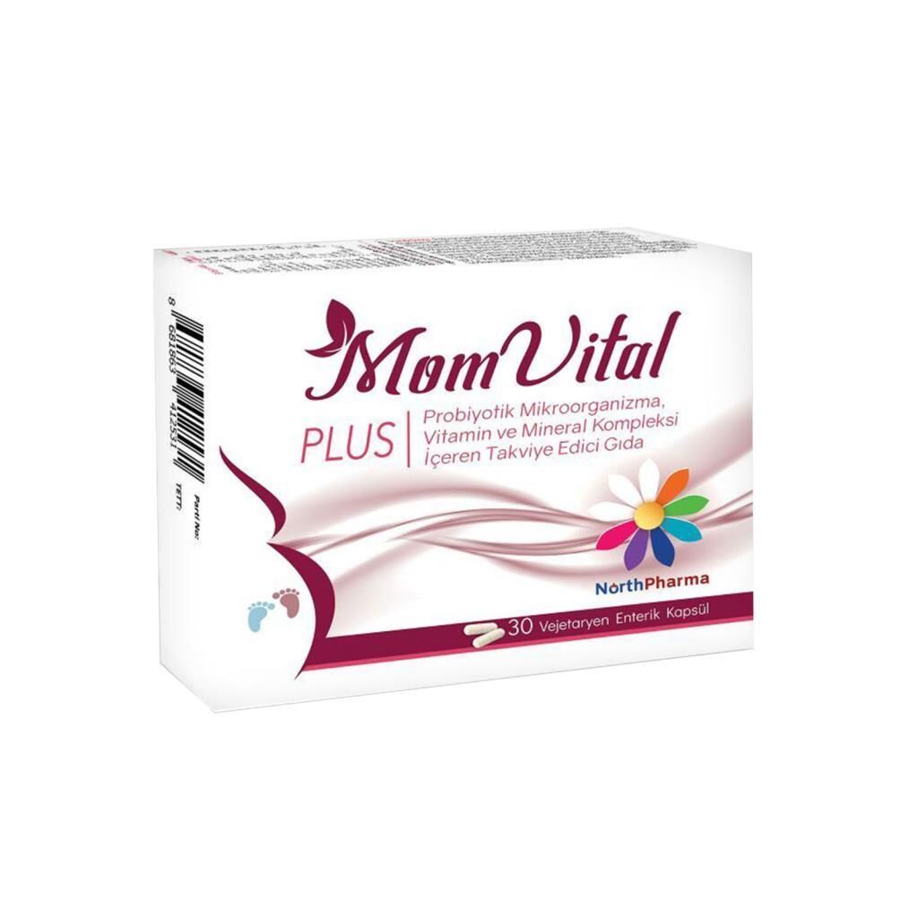 NorthPharma MomVital Plus 30 Vejetaryen Kapsül 13g