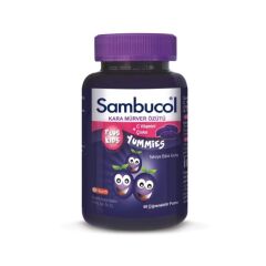 Sambucol Kara Mürver Özütü Plus Kids Yummies 60 Çiğnenebilir Form