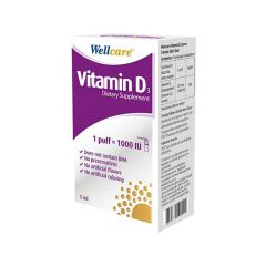Wellcare Vitamin D3 1000 IU 5 ml