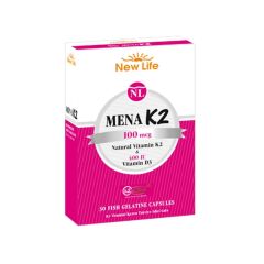 New_Life Mena K2 100 mcg 30 Kapsül