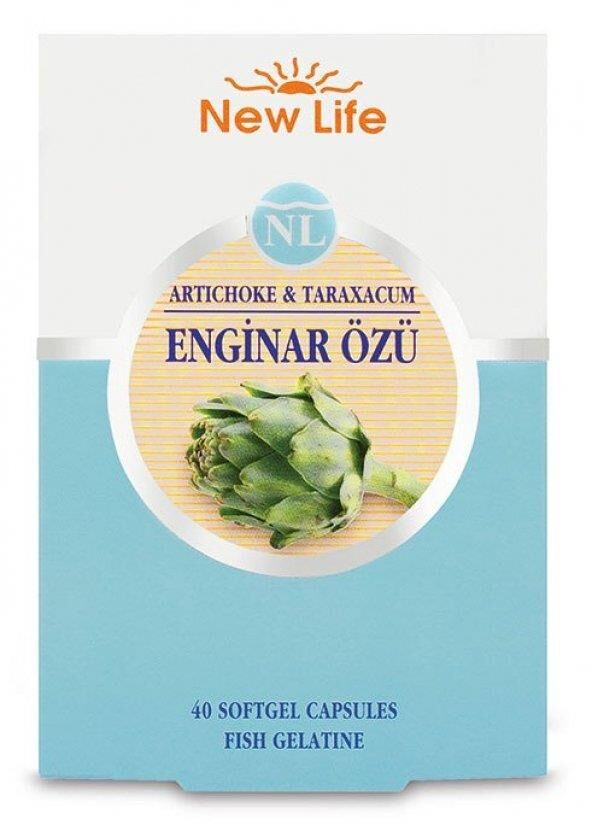 New_Life Enginar Özü 40 Softgel