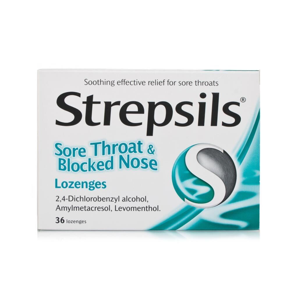 Strepsils Sore Throat & Blocked Nose 24 Adet