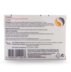 Strepsils C Vitaminli ve Portakal Aromalı BoğazPastil 24 Adet