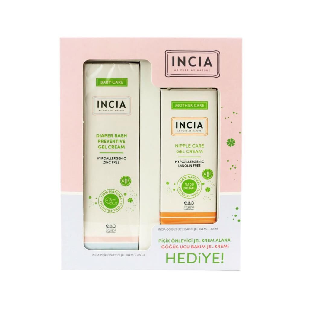 Incia Kofre Pişik 60 ml ve Göğüs Ucu 30 ml Seti