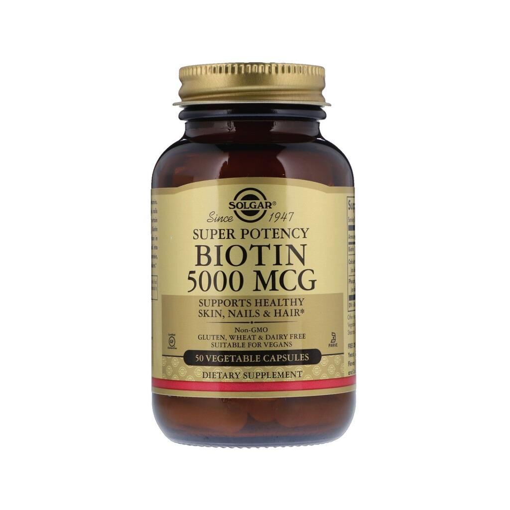 Solgar Biotin 5000 mg 50 Kapsül
