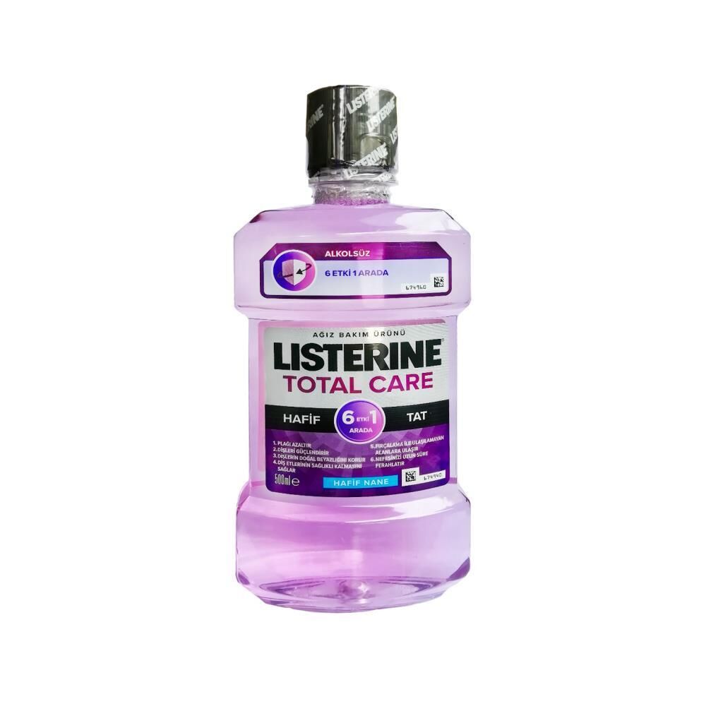 Listerine Total Care Hafif Tat Hafif Nane Alkolsüz 500 ml