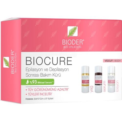 Bioder Biocure Tüy Azaltıcı Kür 3x10 ml