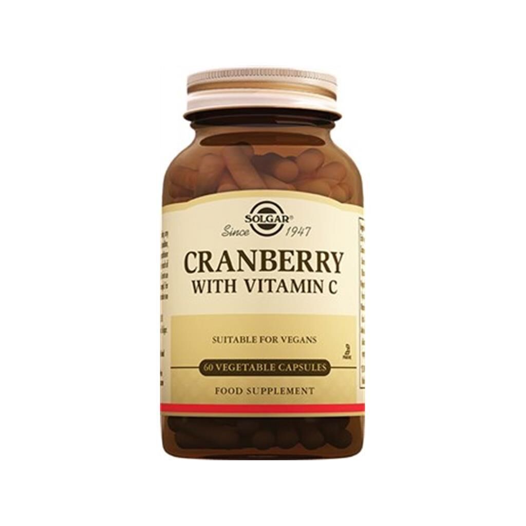 Solgar Cranberry With Vitamin C 60 Kapsül
