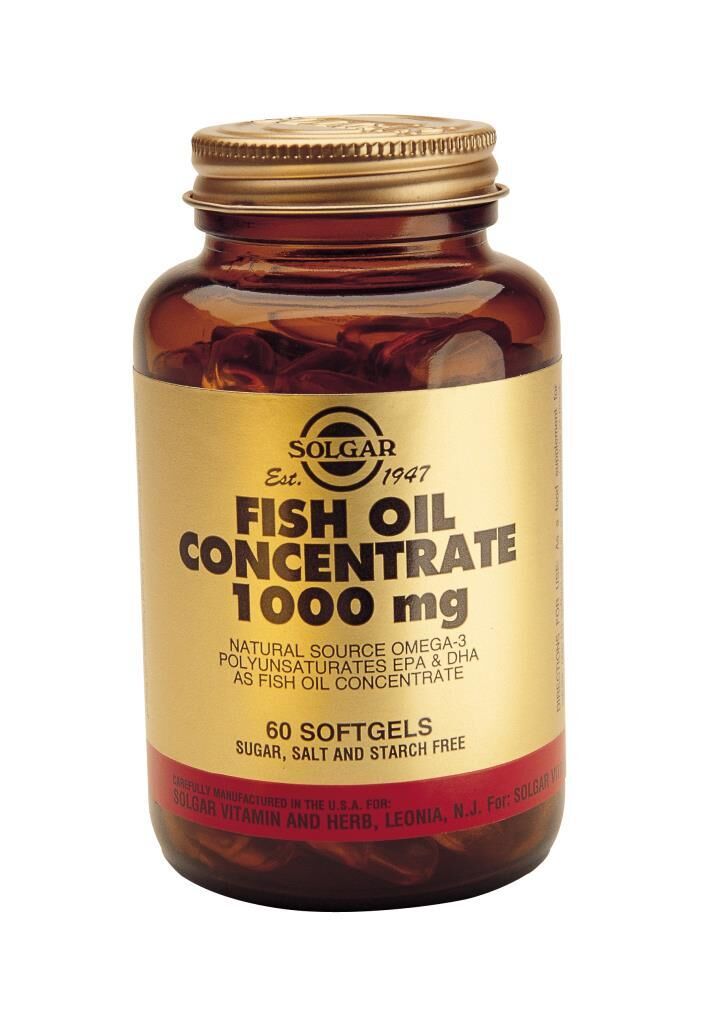 Solgar Fish Oil Concentrate 1000 mg 60 Softgels