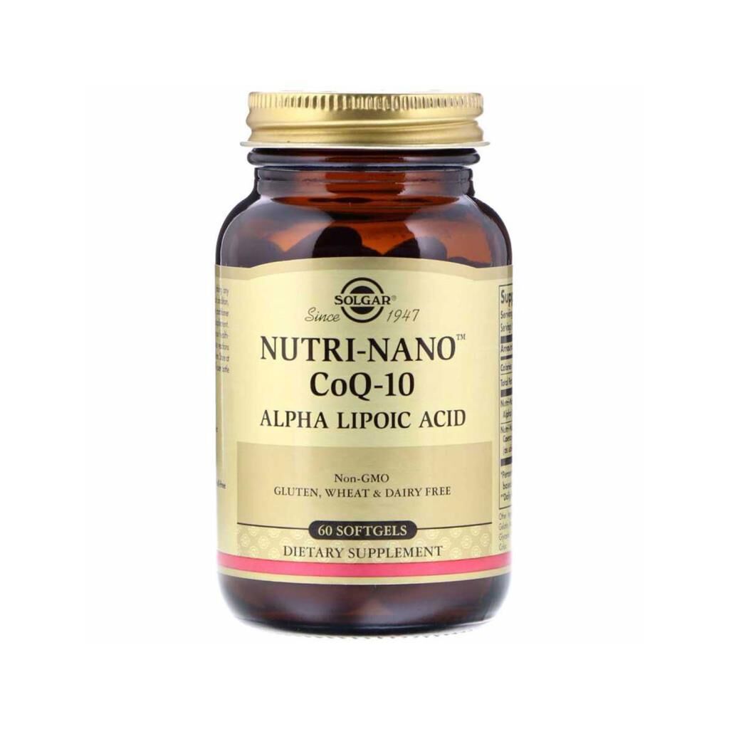 Solgar Nutri Nano Coq-10 Alpha Lipoic Acid 60 Kap