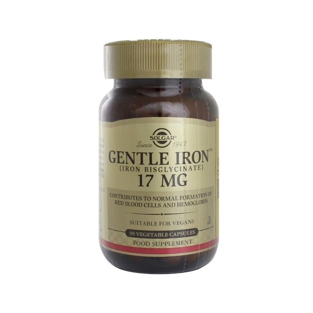 Solgar Gentle Iron 17 mg 90 Kapsül