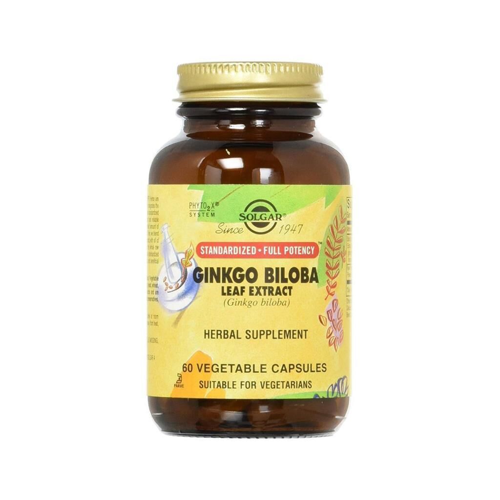 Solgar Ginkgo Biloba Leaf Extract 60 Kapsül