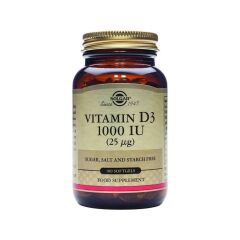 Solgar Vit. D3 1000 IU 100 Kapsül