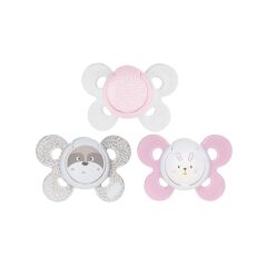 Chicco Comfort 2 li 0-6 Ay Kız Silikon Emzik