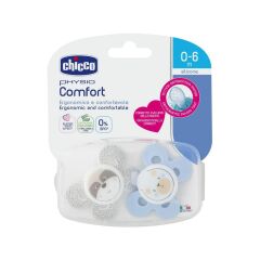 Chicco Comfort 2 li 0-6 Ay Erkek Silikon Emzik