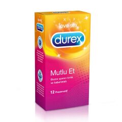 Durex Prezervatif Mutlu Et 12 Adet