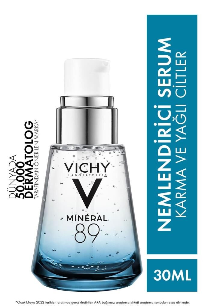 Vichy Mineral 89 Termal Su ve Doğal Kaynaklı Hyalüronik Asit içeren Serum 30 ml