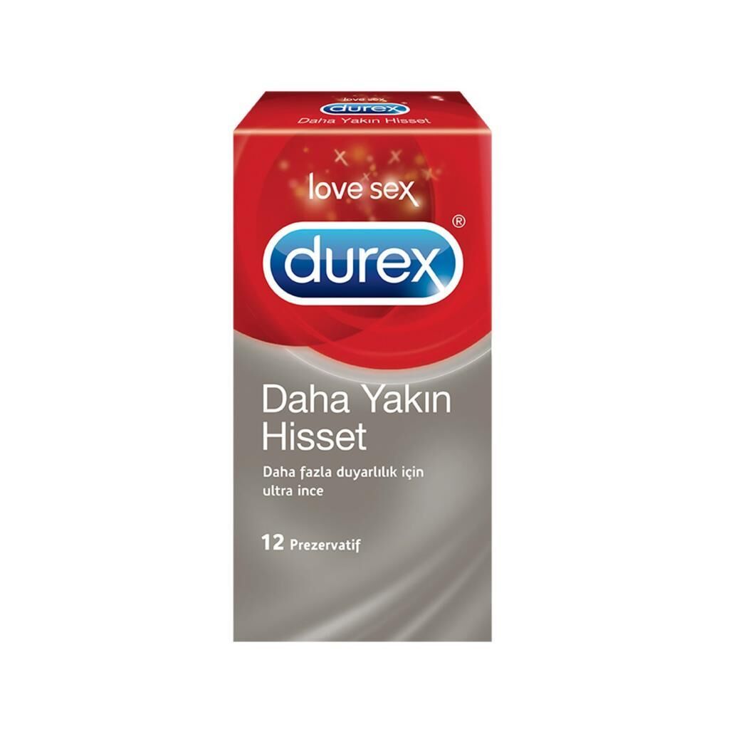 Durex Prezervatif Daha Yakın Hisset 12 Adet