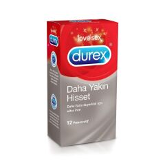 Durex Prezervatif Daha Yakın Hisset 12 Adet