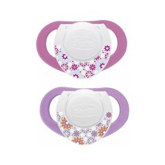 Chicco Emzik Kız 6-16 Ay Kauçuk Physio Compact 2 li