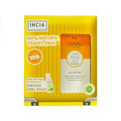 Incia Güneş Seti Çocuk Spf50+ 100 ml ve Vücut Sprey Hediyeli