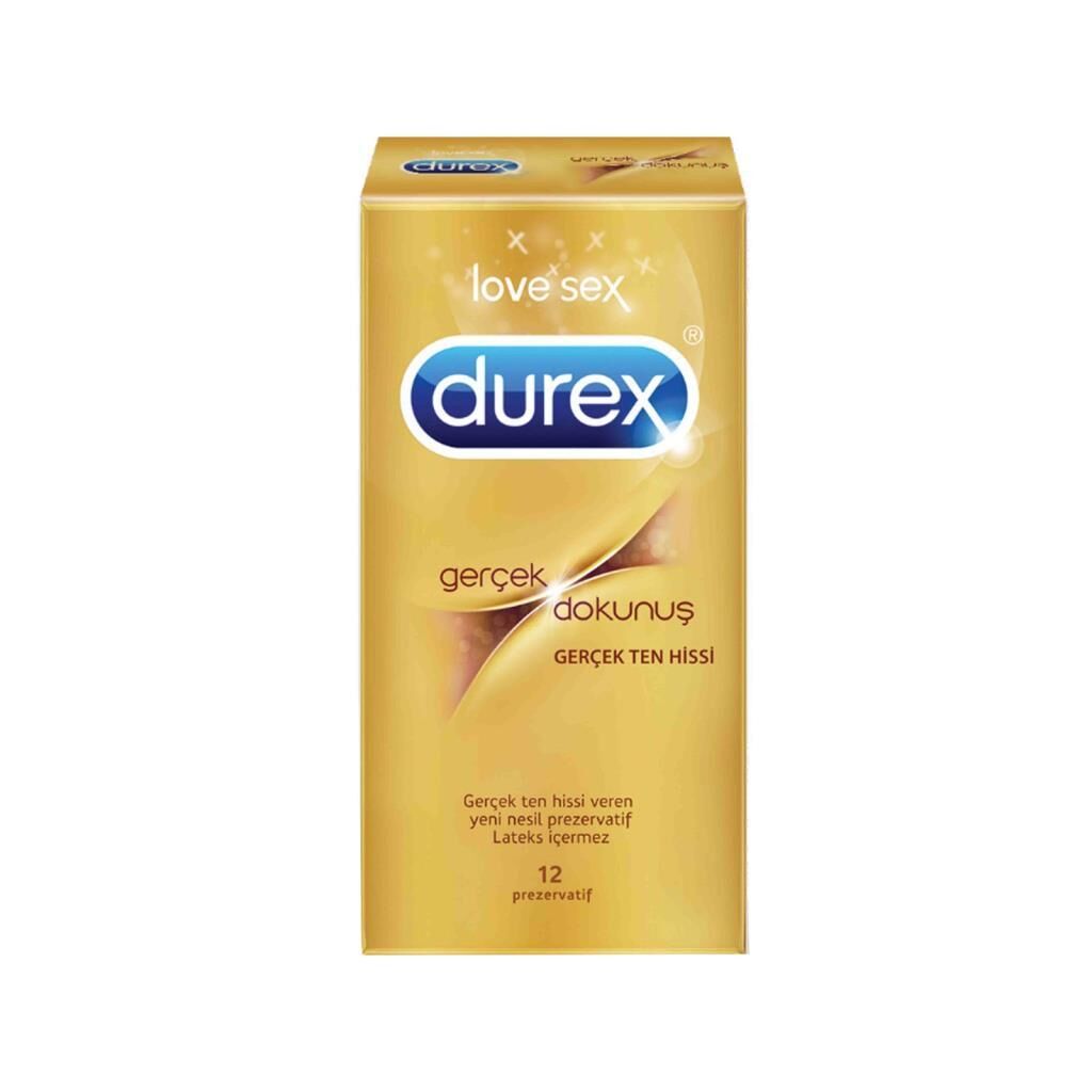 Durex Prezervatif Gerçek Dokunuş 12 Adet