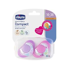 Chicco Emzik Kız 16-36 Ay Kauçuk Physio Compact 2 li