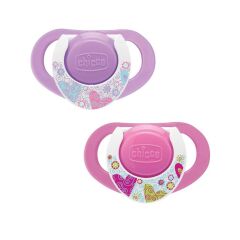 Chicco Emzik Kız 16-36 Ay Kauçuk Physio Compact 2 li