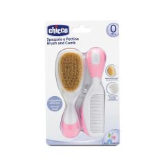 Chicco Tarak ve Fırça Seti 0+ Ay Pembe