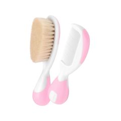 Chicco Tarak ve Fırça Seti 0+ Ay Pembe