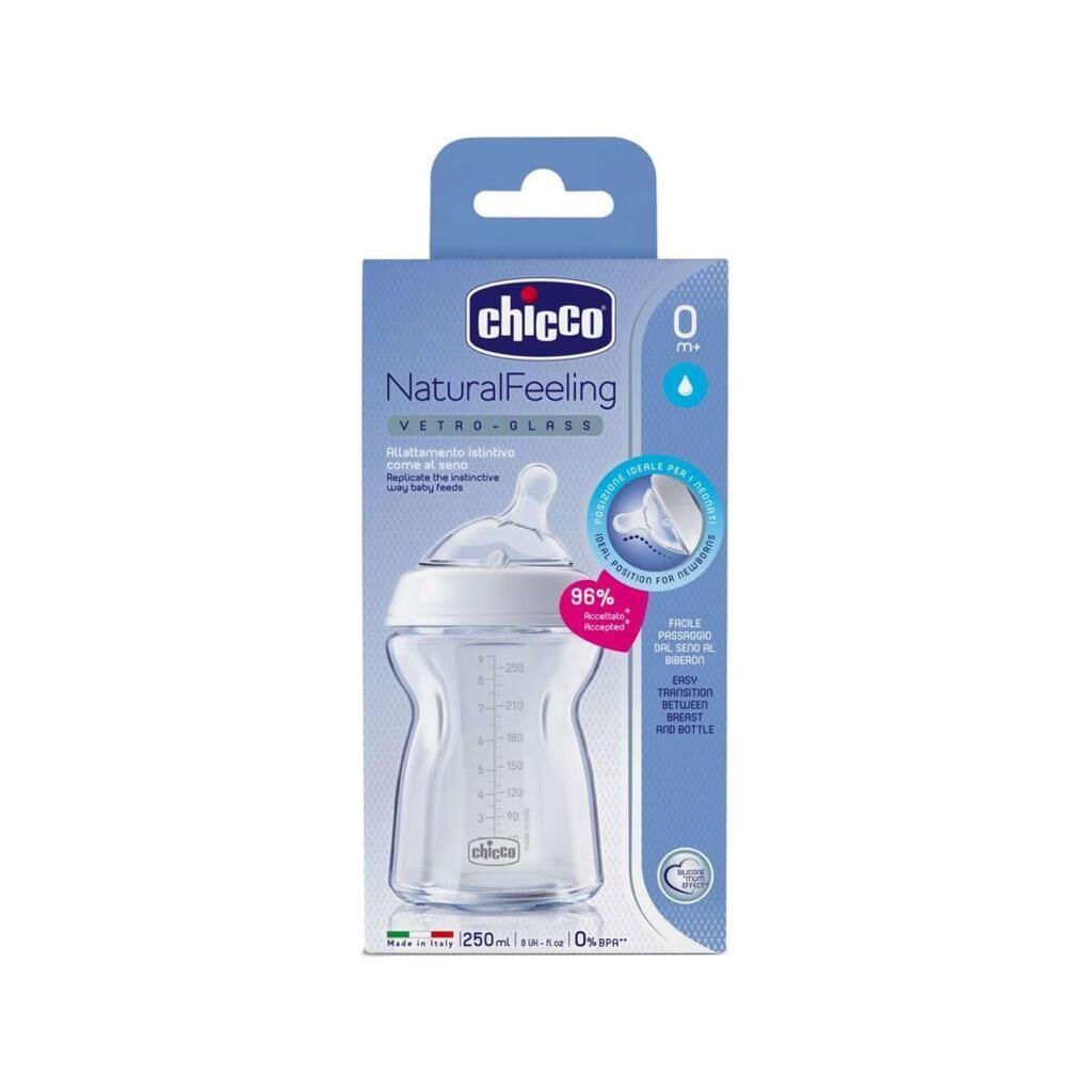 Chicco Cam Biberon 250 ml 0 Ay+ NaturalFeeling