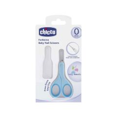 Chicco Bebek Tırnak Makası Kapaklı 0+ Ay Mavi