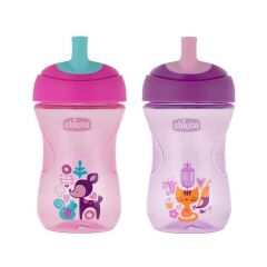 Chicco Eğitim Bardağı 266 ml 12 Ay+ Advanced Cup Kız