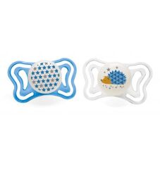 Chicco Emzik Erkek 16-36 Ay Silikon PhysioForma Light 2 li Gece Parlayan