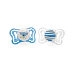Chicco Emzik Kız 6-16 Ay Silikon PhysioForma Light 2 li Gece Parlayan