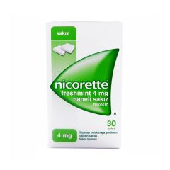 Nicorette 4 mg Naneli Nikotin Sakızı 30 Adet