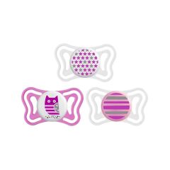 Chicco Emzik Kız 6-16 Ay Silikon PhysioForma Light 2 li