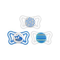 Chicco Emzik Erkek 6-16 Ay Silikon PhysioForma Light 2 li