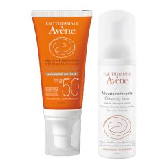 Avene Solaire Anti Age Spf50+ 50 ml ve Temizleme Köpüğü 50 ml