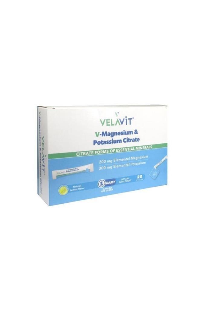 Velavit V-Magnesium & Potassium Citrate 20 Saşe