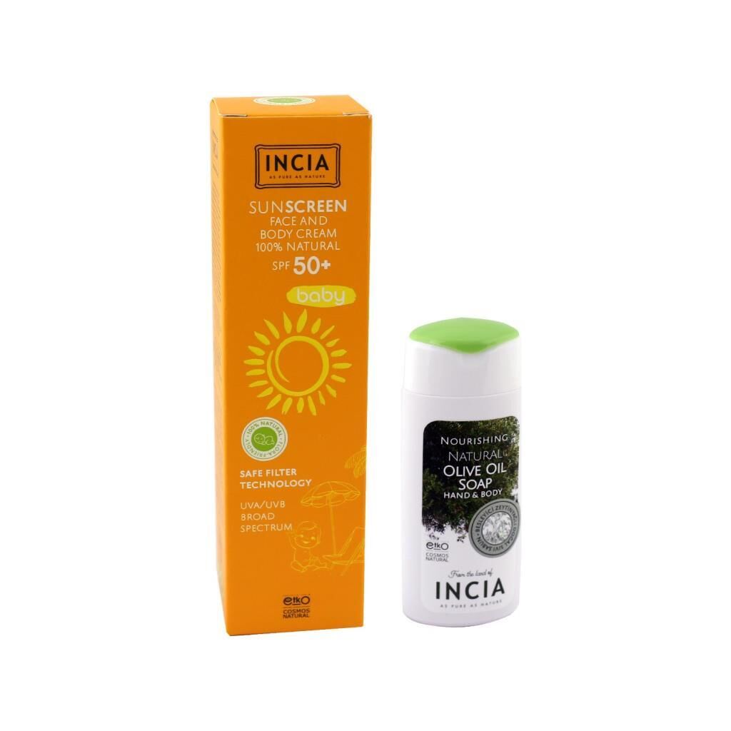 Incia Güneş Çocuk Yüz ve Vücut Kremi Spf50+ 70 ml